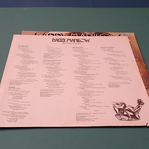 Barry Manilow This One's For You Vinyl Record - Picture 5 of 12